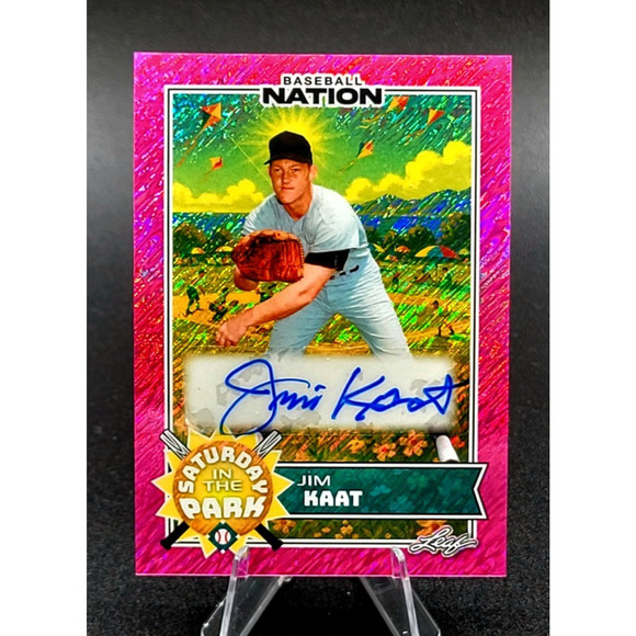 2025 Jim Kaat 1/6 Auto Saturday in the Park Minnesota Twins Hall of Famer - Picture 1 of 3